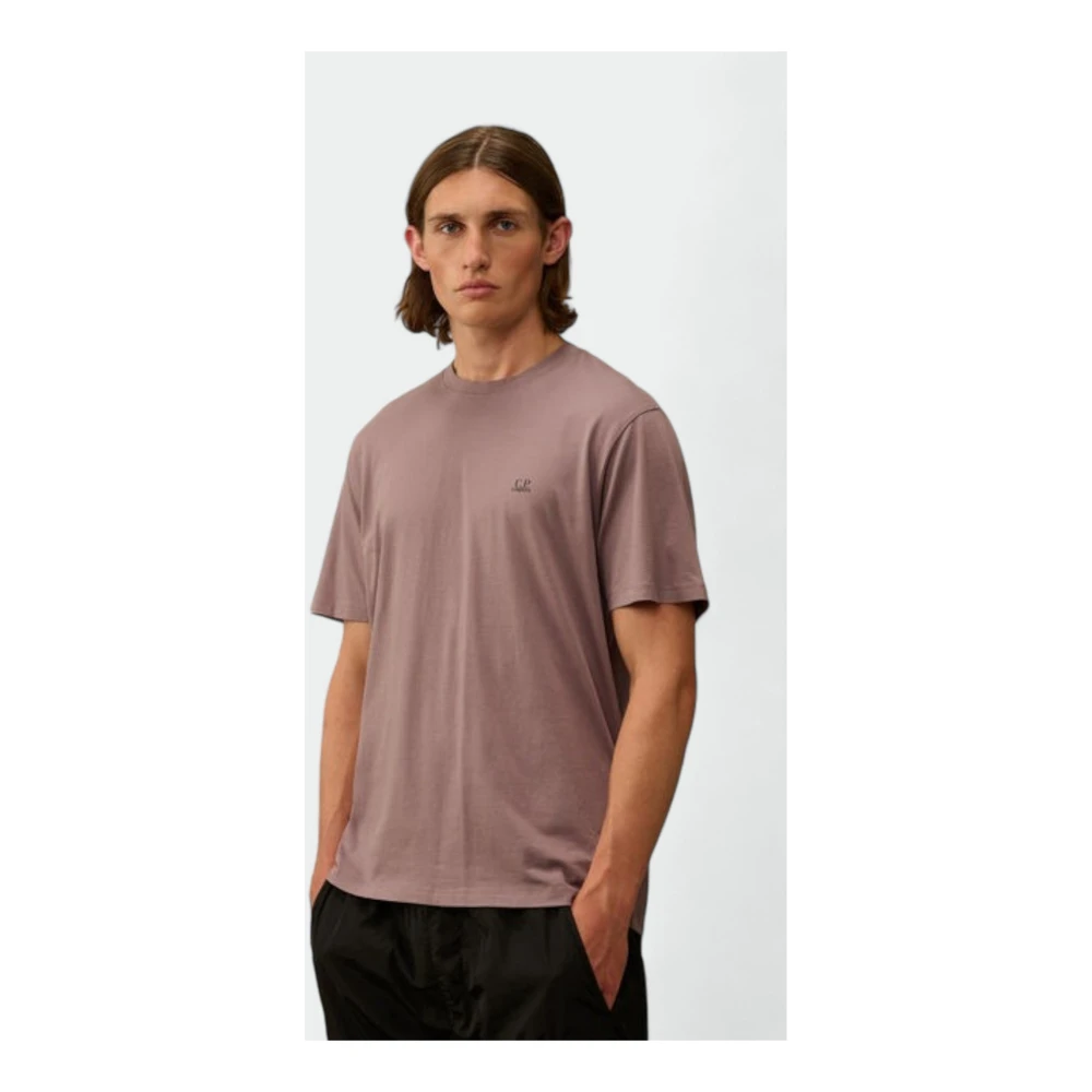 C.P. Company Premium Goggle T-Shirt Purple Heren
