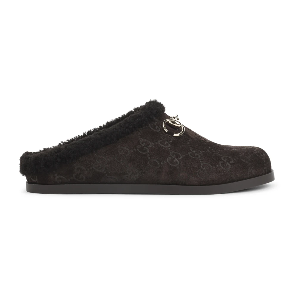 Gucci Women's Brown Mule With Horsebit