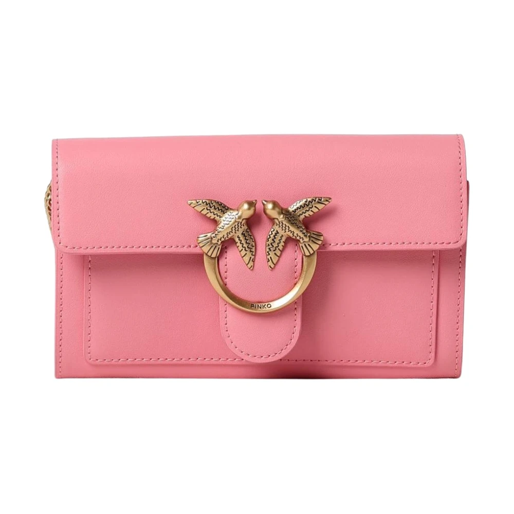 Pinko Love One Wallet Fiore di Pesco Pink Dames