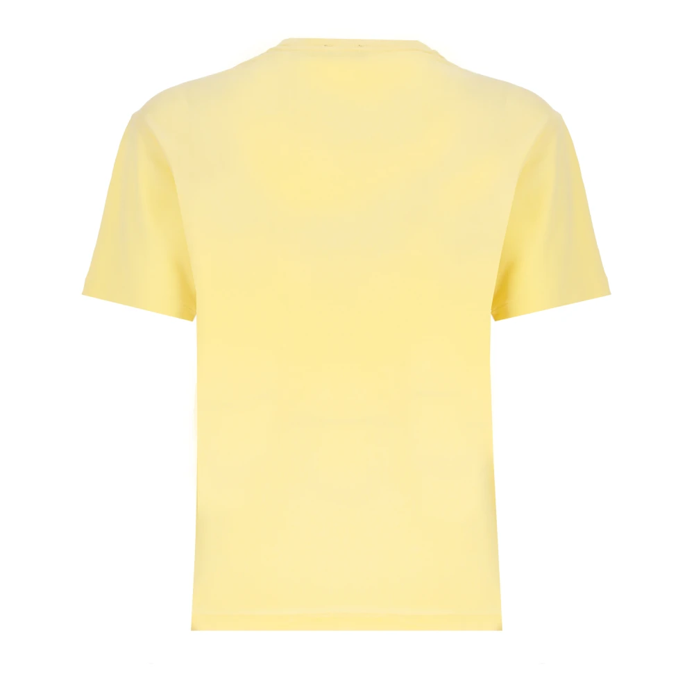Ralph Lauren Katoenen T-shirt Yellow Dames