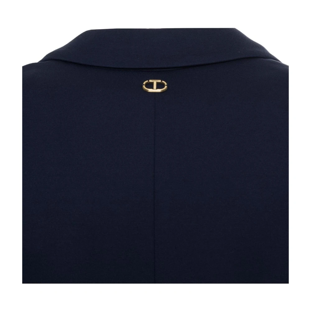 Twinset Blazer met lange mouwen in effen kleur Blue Dames