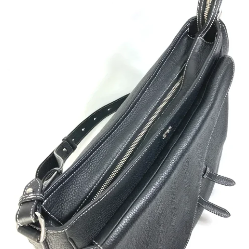 Dior Vintage Pre-owned Leather dior-bags Black Dames