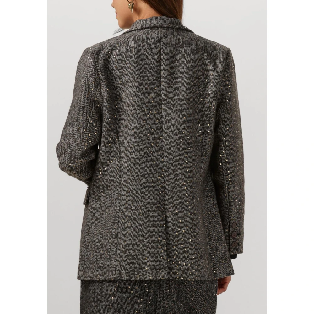 Ydence Veelzijdige Zwarte Blazer Piper Black Dames