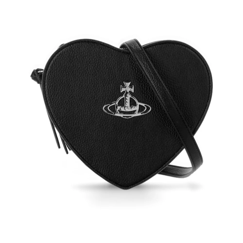 Vivienne Westwood Zwarte Synthetisch Leren Schoudertas Black Dames