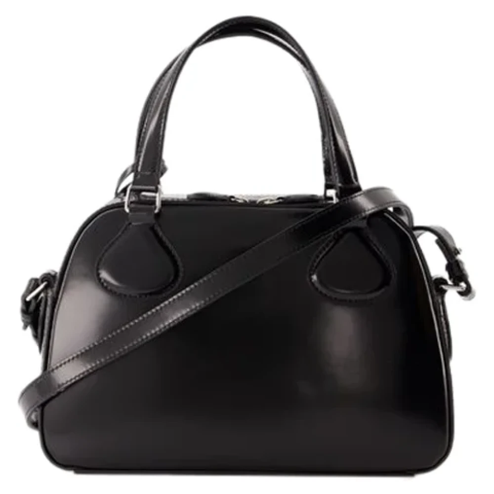 Courrèges Leather handbags Black Dames