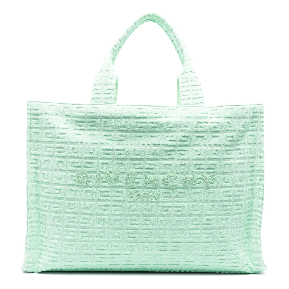 Givenchy Plage Capsule `G-Tote` Midi Shopping Bag Green Dames