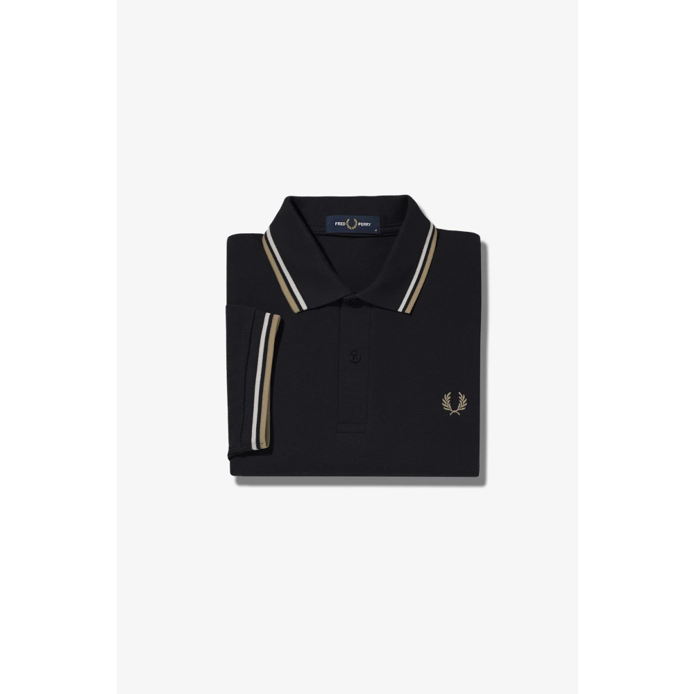 Fred Perry Polo Shirts Black Heren