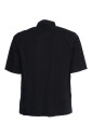 black-short-sleeve-popeline-shirt