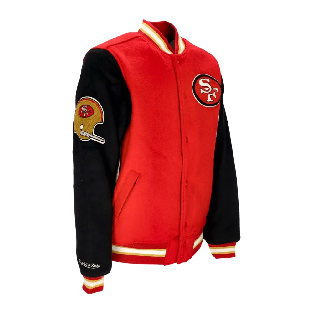 Mitchell & Ness NFL Team Legacy Varsity Jack Rood Zwart Multicolor Heren