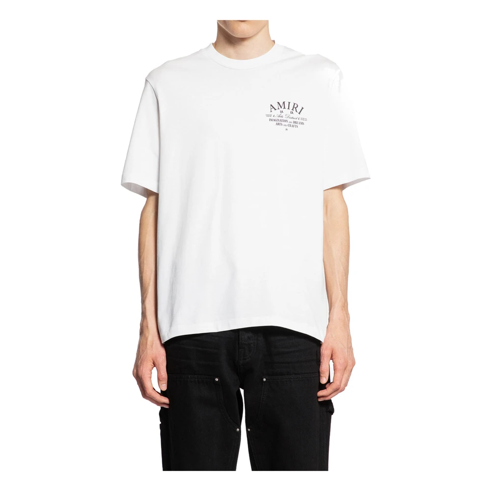 Amiri Kunstdistrict Grafische Tee White Heren