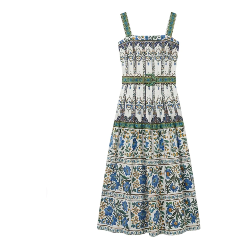 Farm Rio Women's Multicolor Manoela Dress - Midi Dresses - M - Dresses