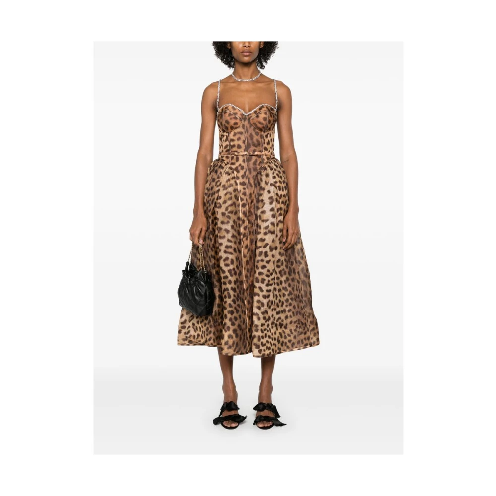 Zimmermann Lichtbruine Geriemde Jurk Brown Dames