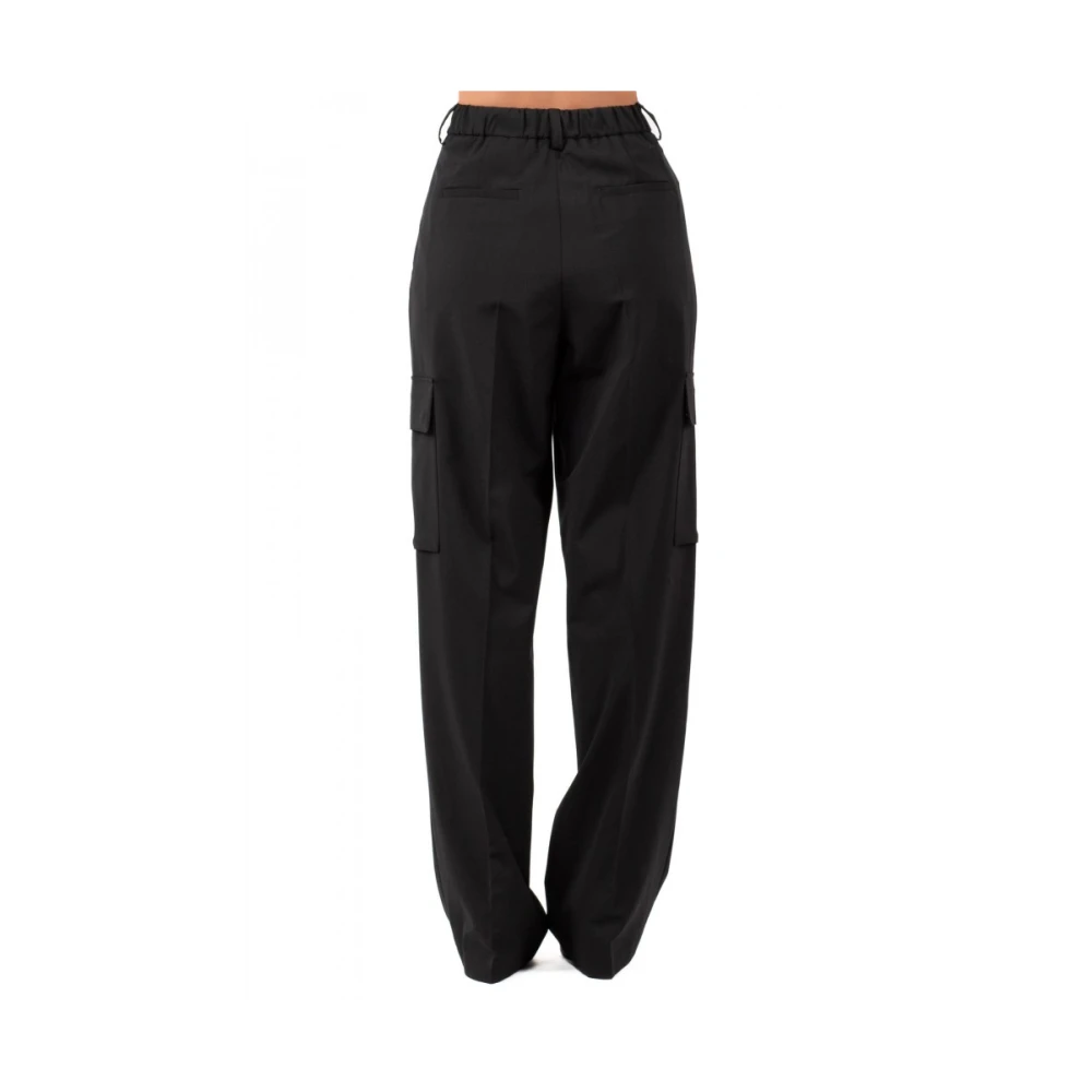 Herno Tapered Broek Black Dames