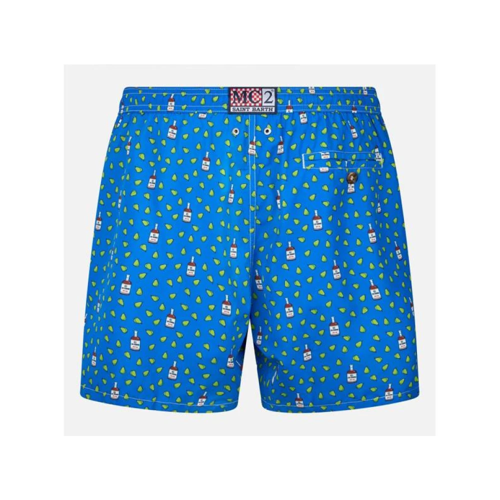 Saint Barth Stijlvolle Zwemkleding Collectie Blue Heren
