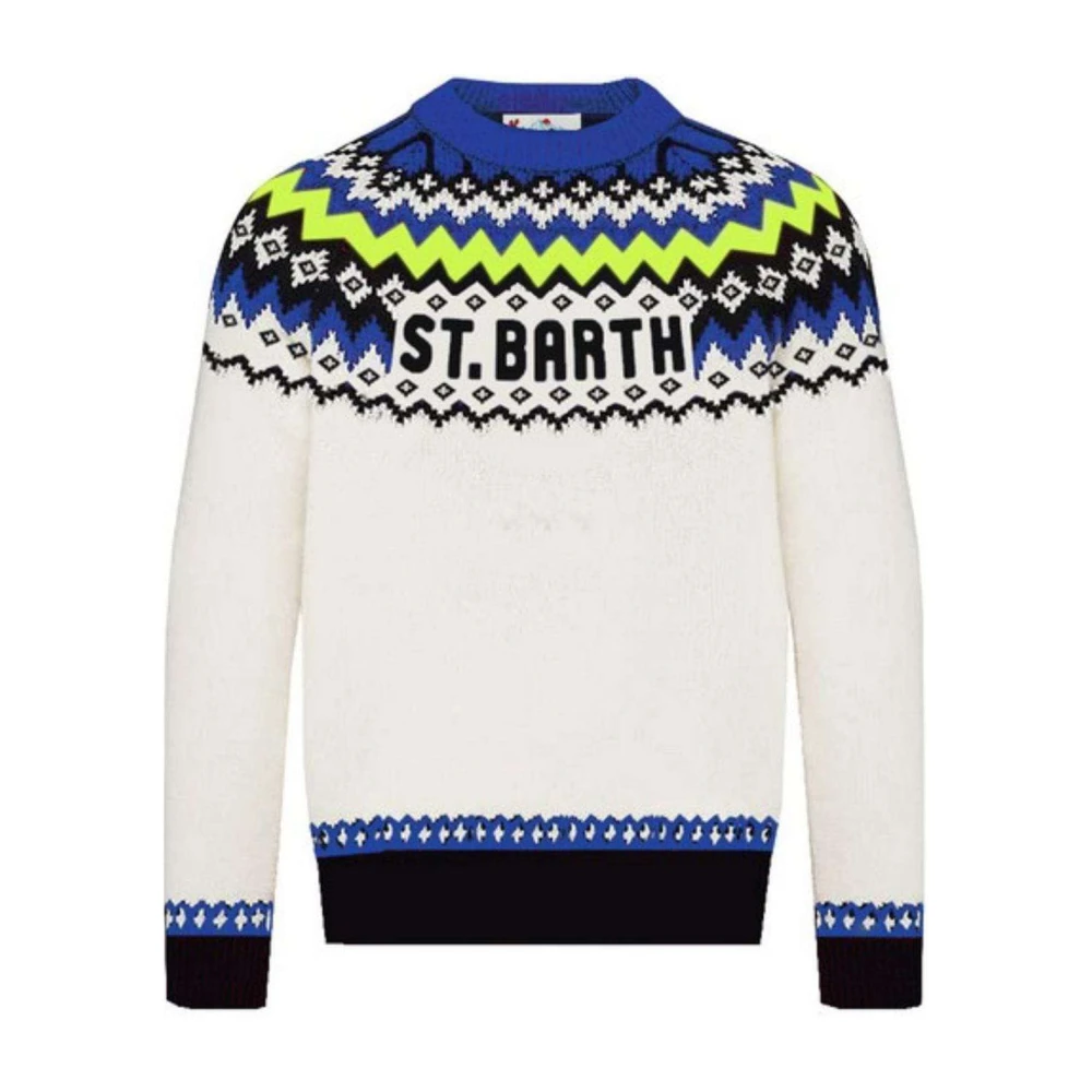 MC2 Saint Barth Stijlvolle Gebreide Trui Multicolor Heren