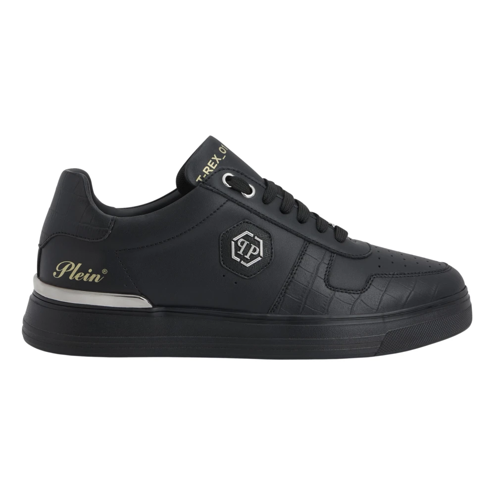 Philipp Plein T-Rex 01 Lage Sneakers unisex Schoenen Zwart