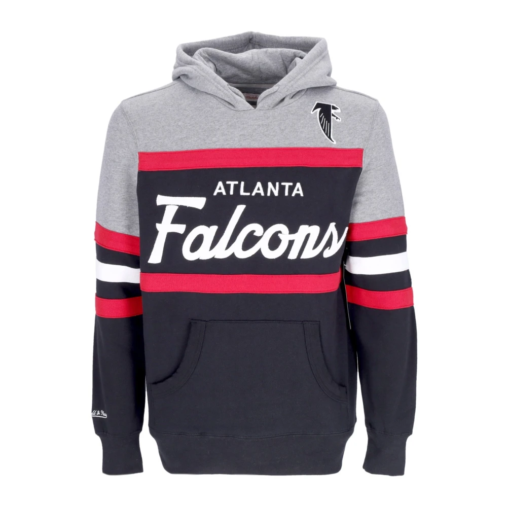 Mitchell & Ness Atlanta Falcons NFL Headcoach Hoodie Zwart Black Heren