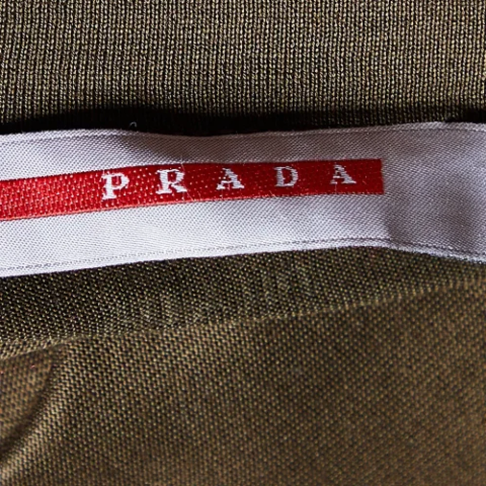 Prada Vintage Pre-owned Cotton tops Brown Dames