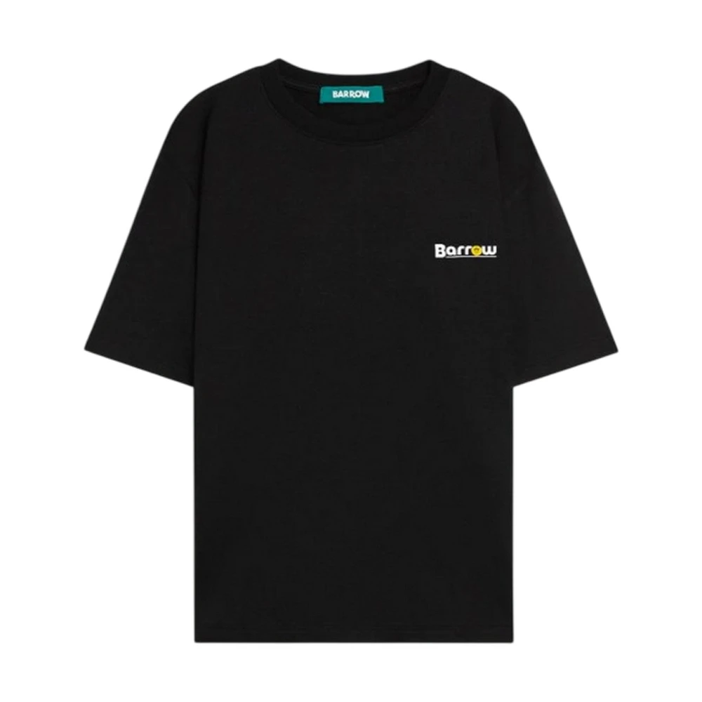 Barrow Black T-Shirts, Male, Xl, Jersey T-Shirt