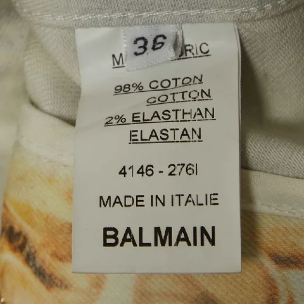 Balmain Pre-owned Cotton bottoms Multicolor Dames