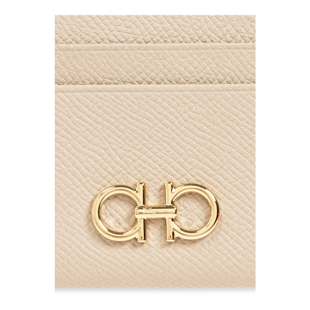Salvatore Ferragamo Kaarthouder Beige Dames