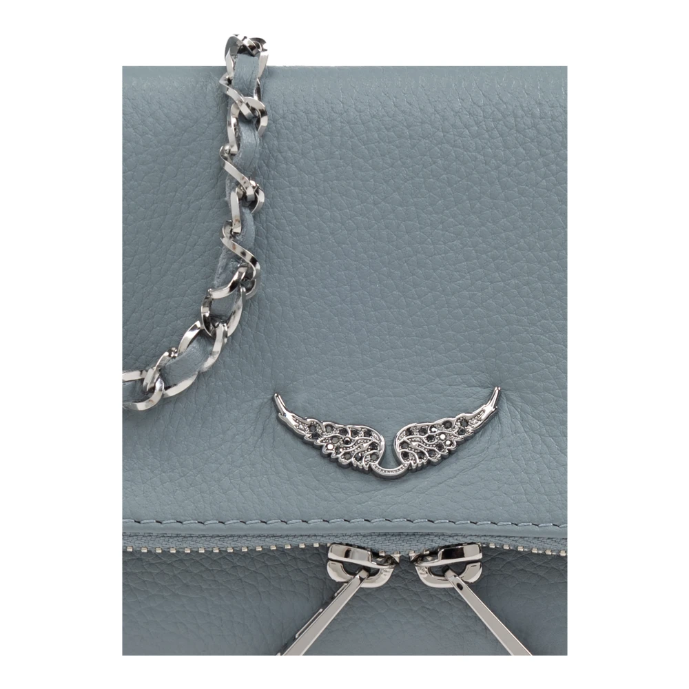 Zadig & Voltaire Schoudertas Rock Nano Blue Dames