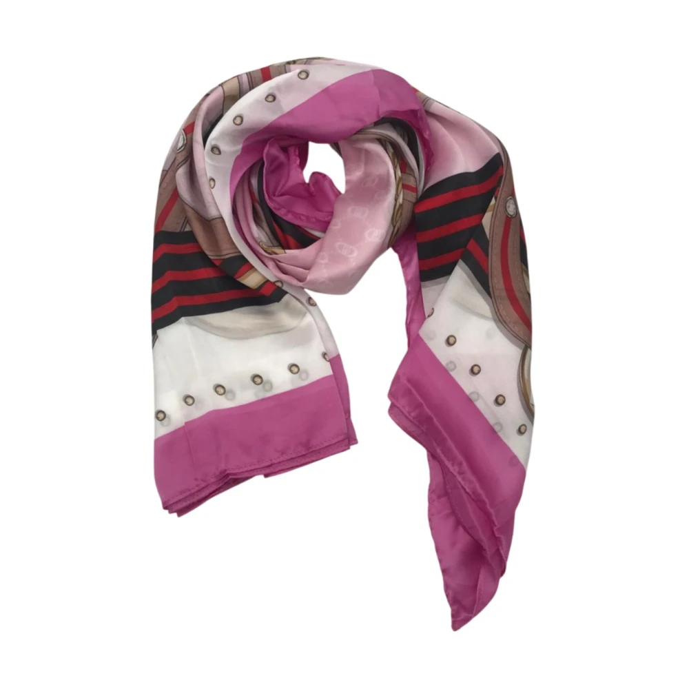 Liu Jo Gestreepte Foulard Sjaal Multicolor Dames