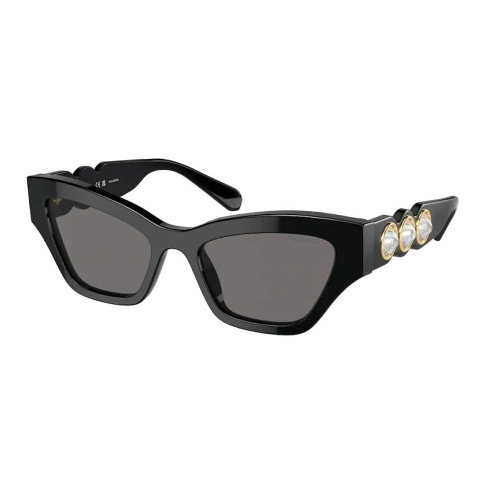 Swarovski Women's Black Sunglasses, 53 Mm, Modern Stylish Sunglasses Sk6021