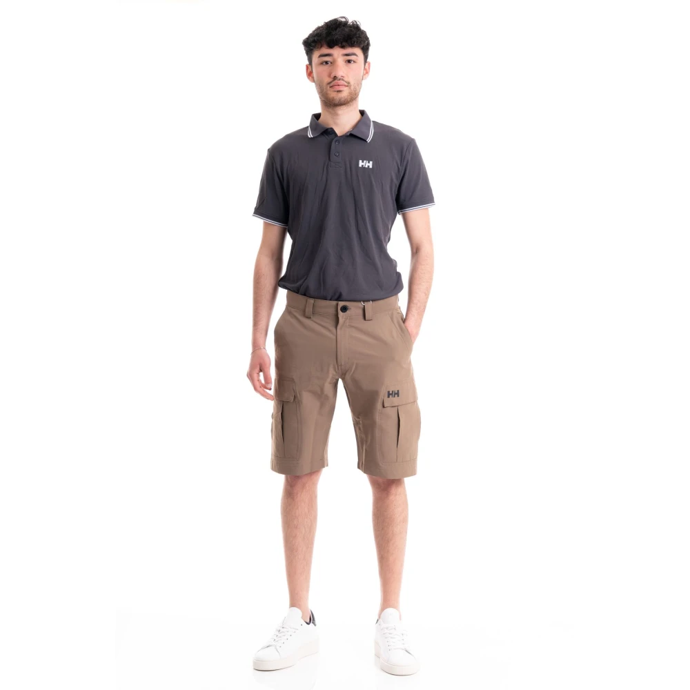 Helly Hansen Sneldrogende Cargo Shorts voor Heren Orange Heren