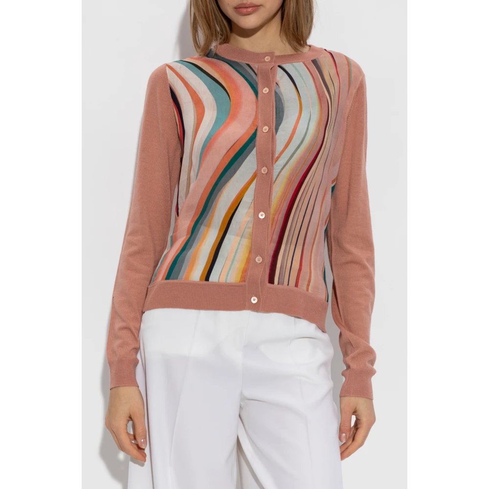 PS By Paul Smith Vest met streepmotief Pink Dames