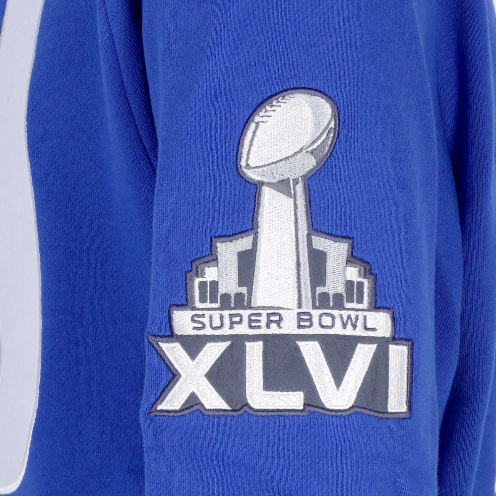 Mitchell & Ness NFL Team Origins Fleece Hoodie Blue Heren