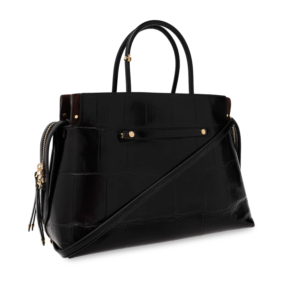 TORY BURCH Handtas Mercer Groot Black Dames
