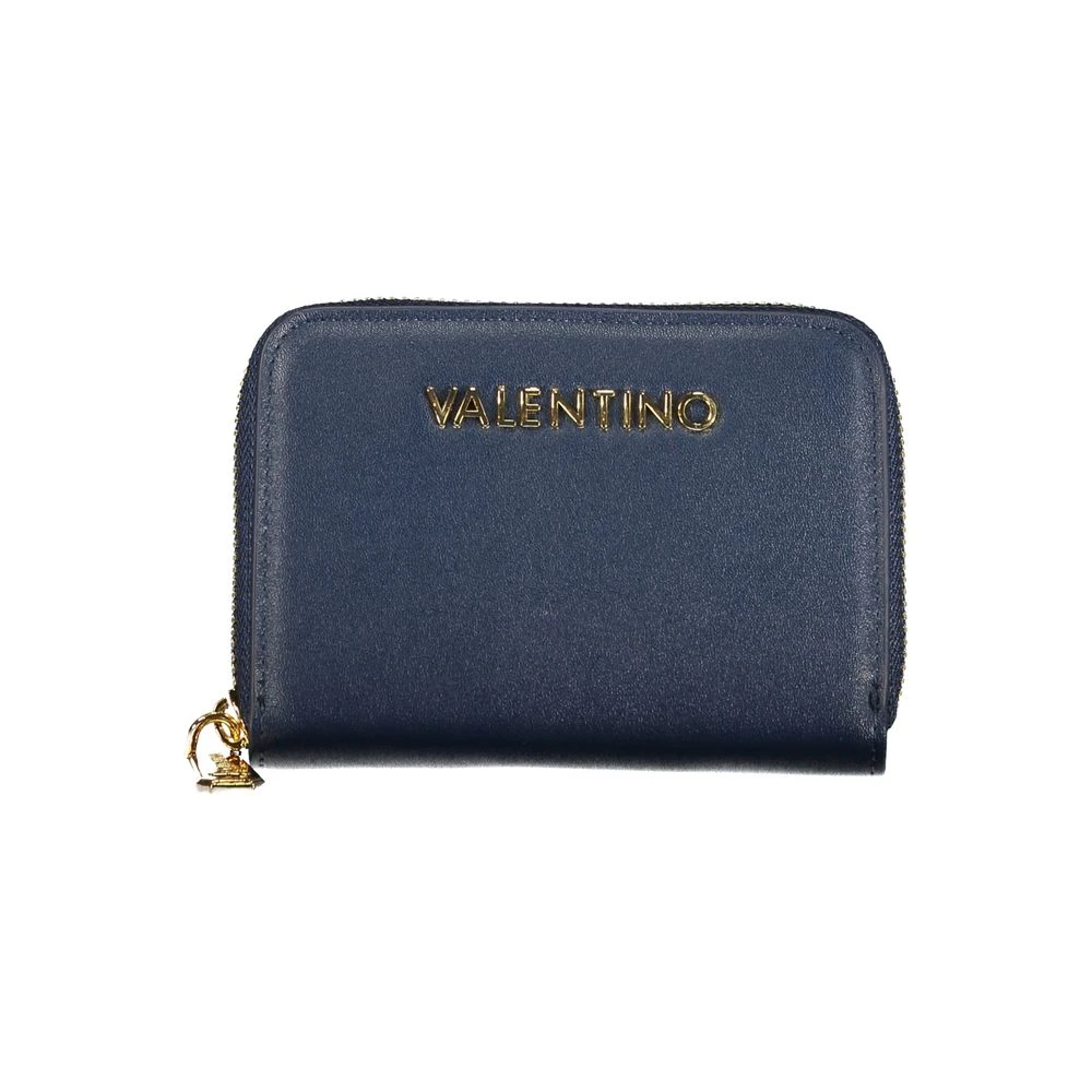Valentino By Mario Valentino Women's Blue 6-Compartment Wallet