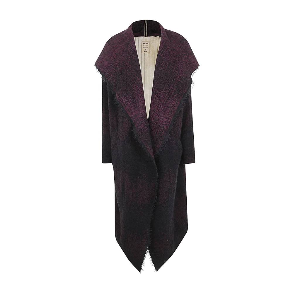 UMA Wang Zwart Rose Cardigan Coat Black Heren