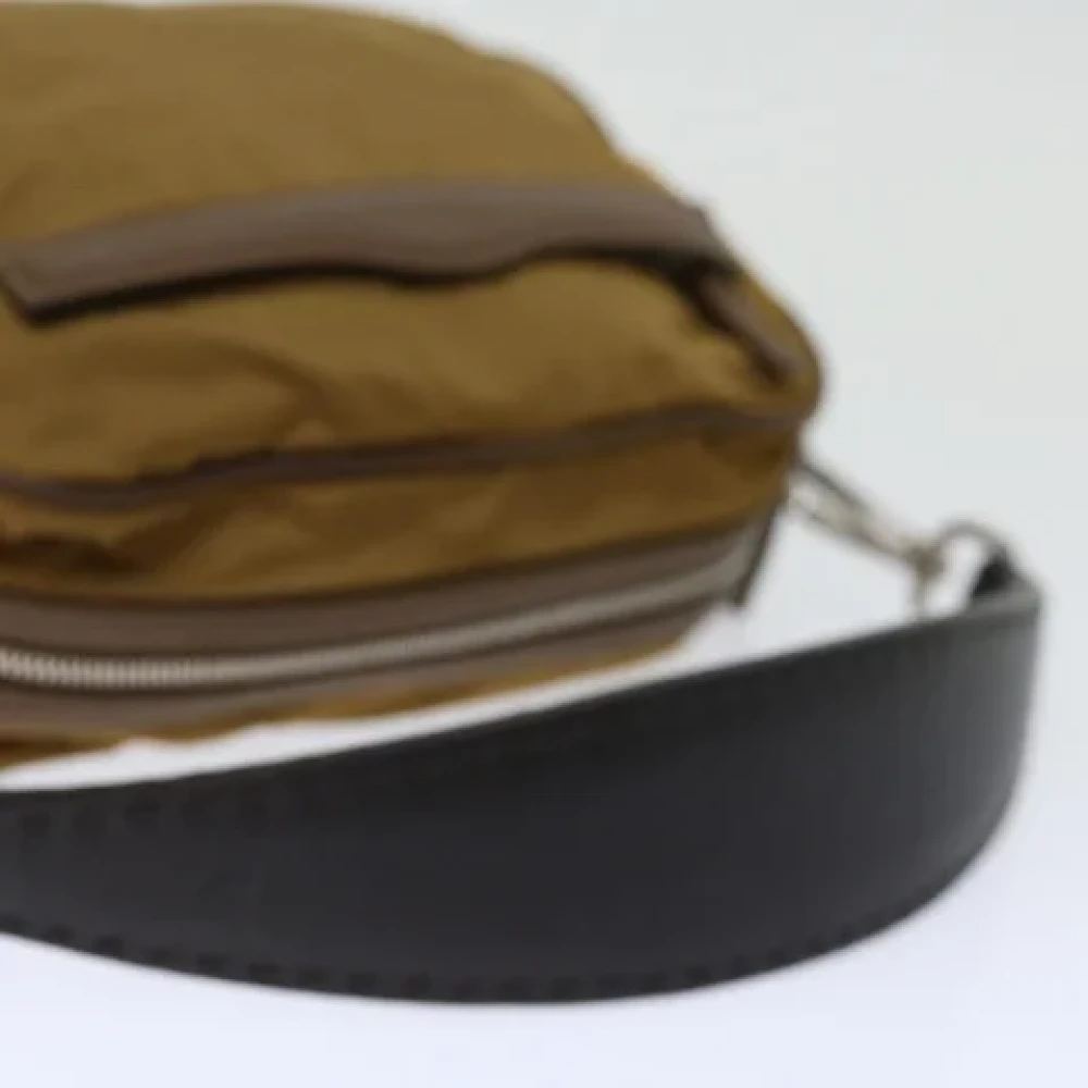 Prada Vintage Pre-owned Nylon prada-bags Brown Dames