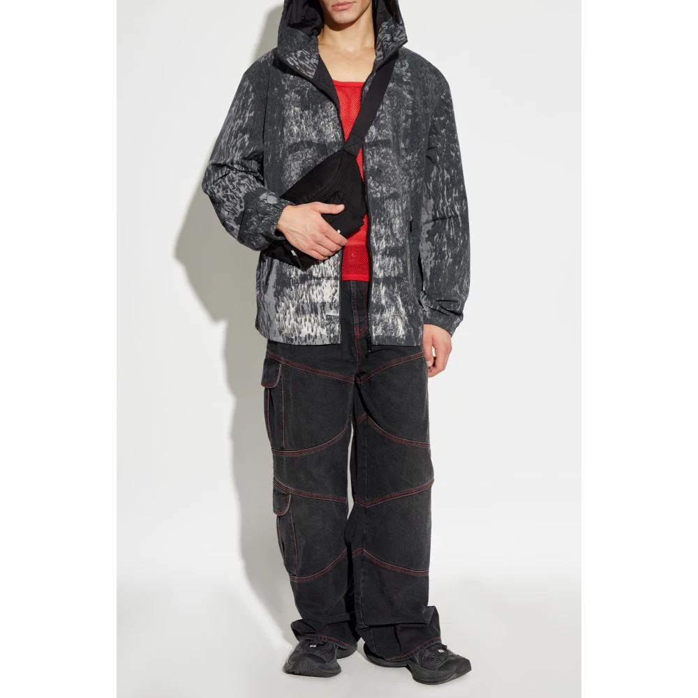 Diesel Capuchonjack J-Brick Gray Heren