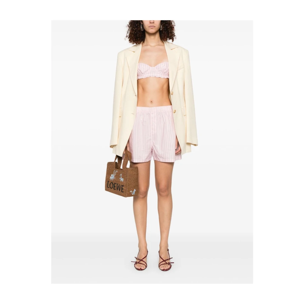 Philosophy di Lorenzo Serafini Roze elastische tailleband jurk knoopsluiting Pink Dames