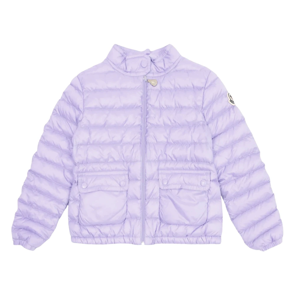 Moncler Women's Purple Lans Short Down Jacket