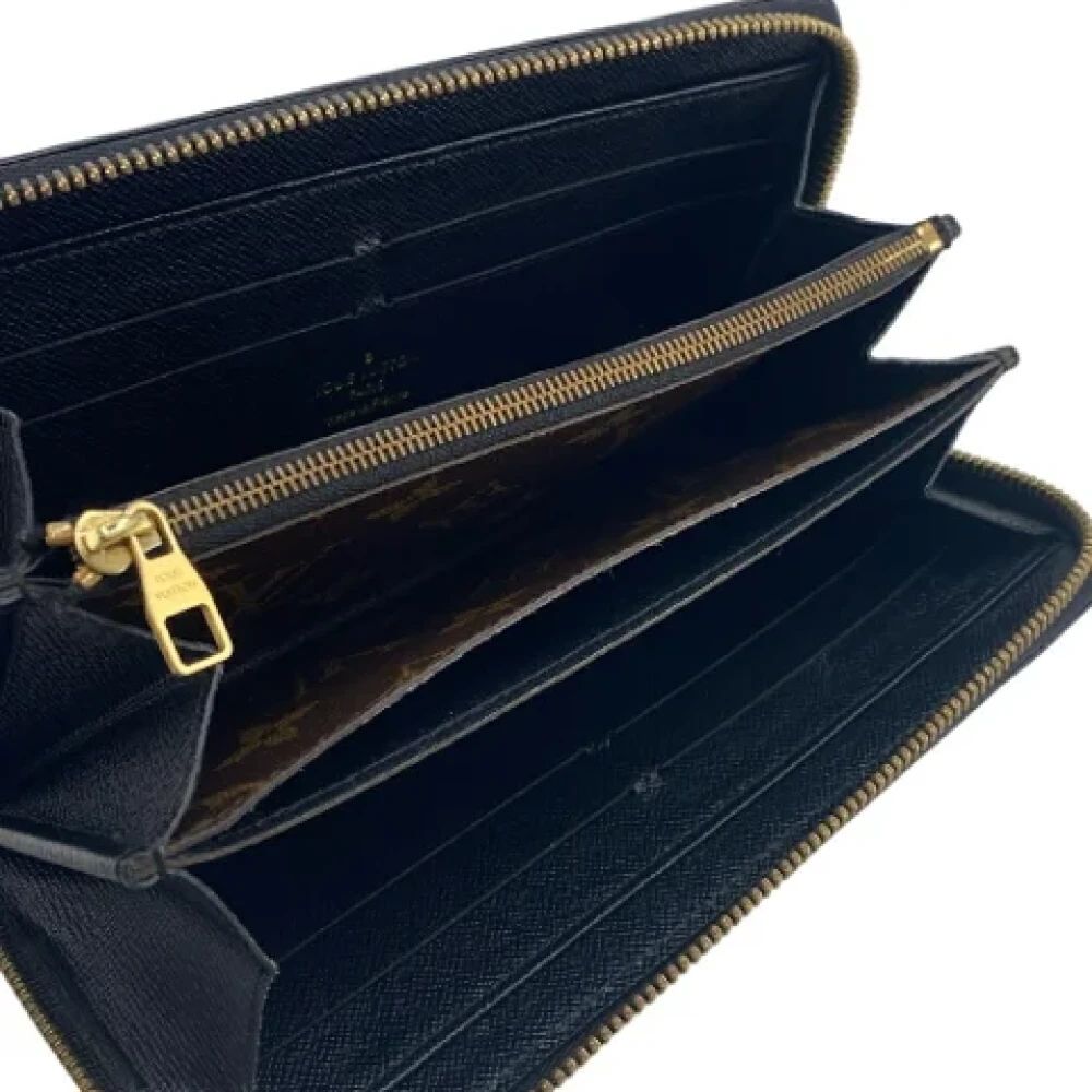 Louis Vuitton Vintage Pre-owned Canvas wallets Black Dames