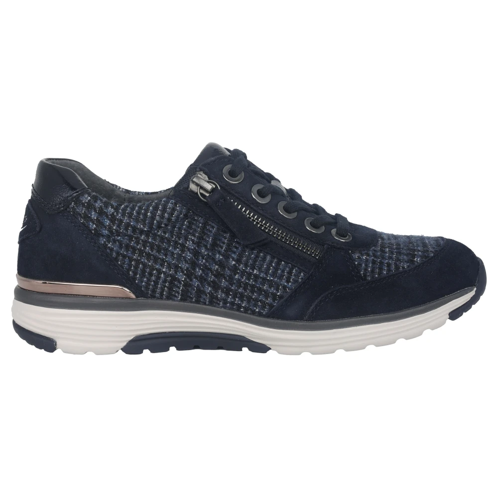 Gabor Blauwe rollende sneaker voor vrouwen Dames Schoenen