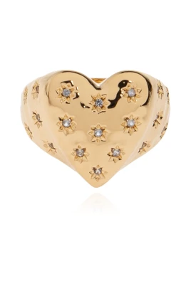 Heartbreaker Over Strass Ring