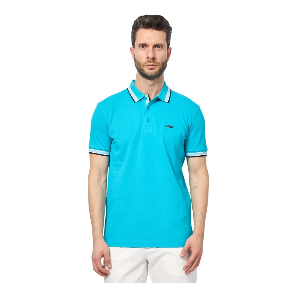 Hugo - Tops > Polo Shirts - Blue - Hugo - Modalova