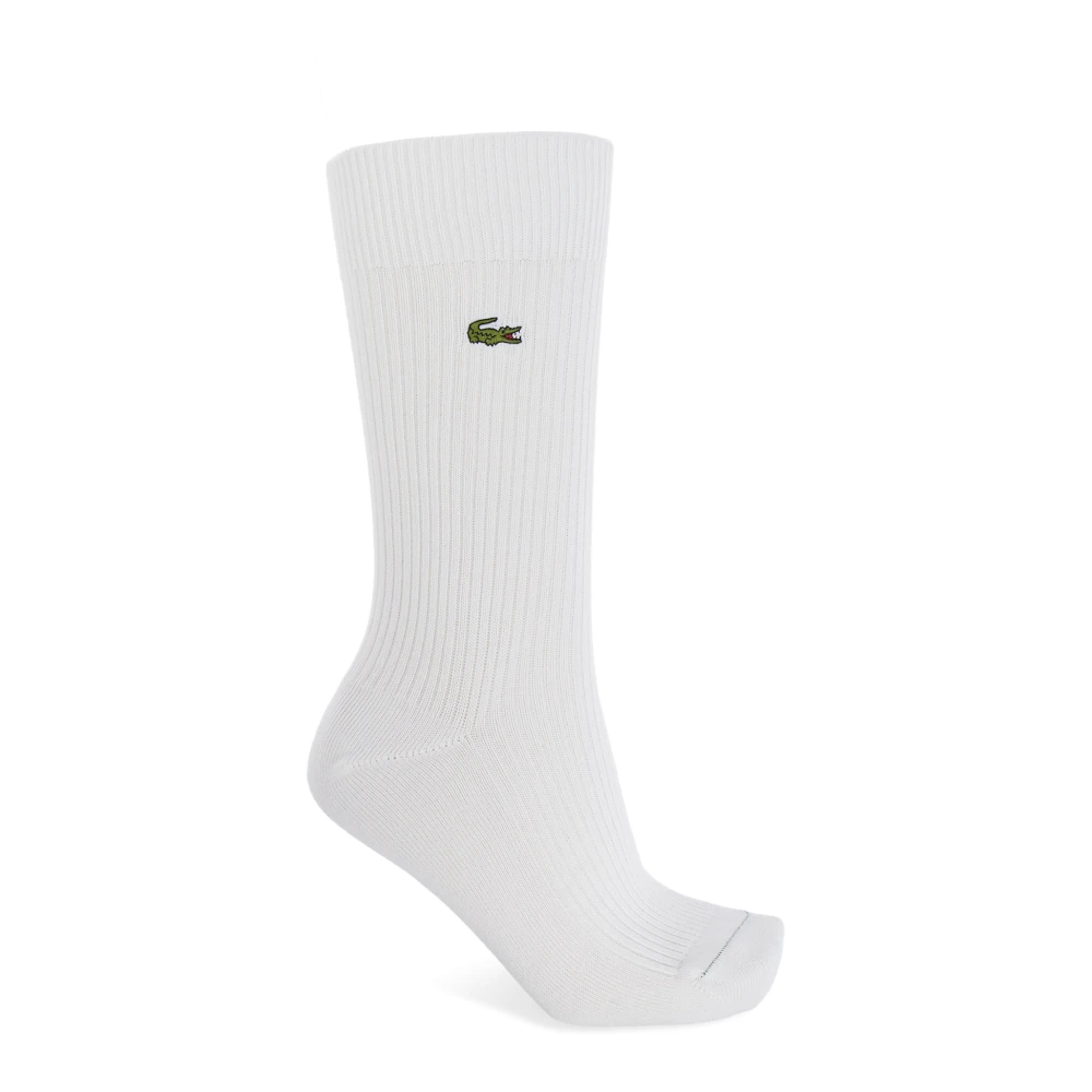 Lacoste Merk sokken 2-pack White Heren