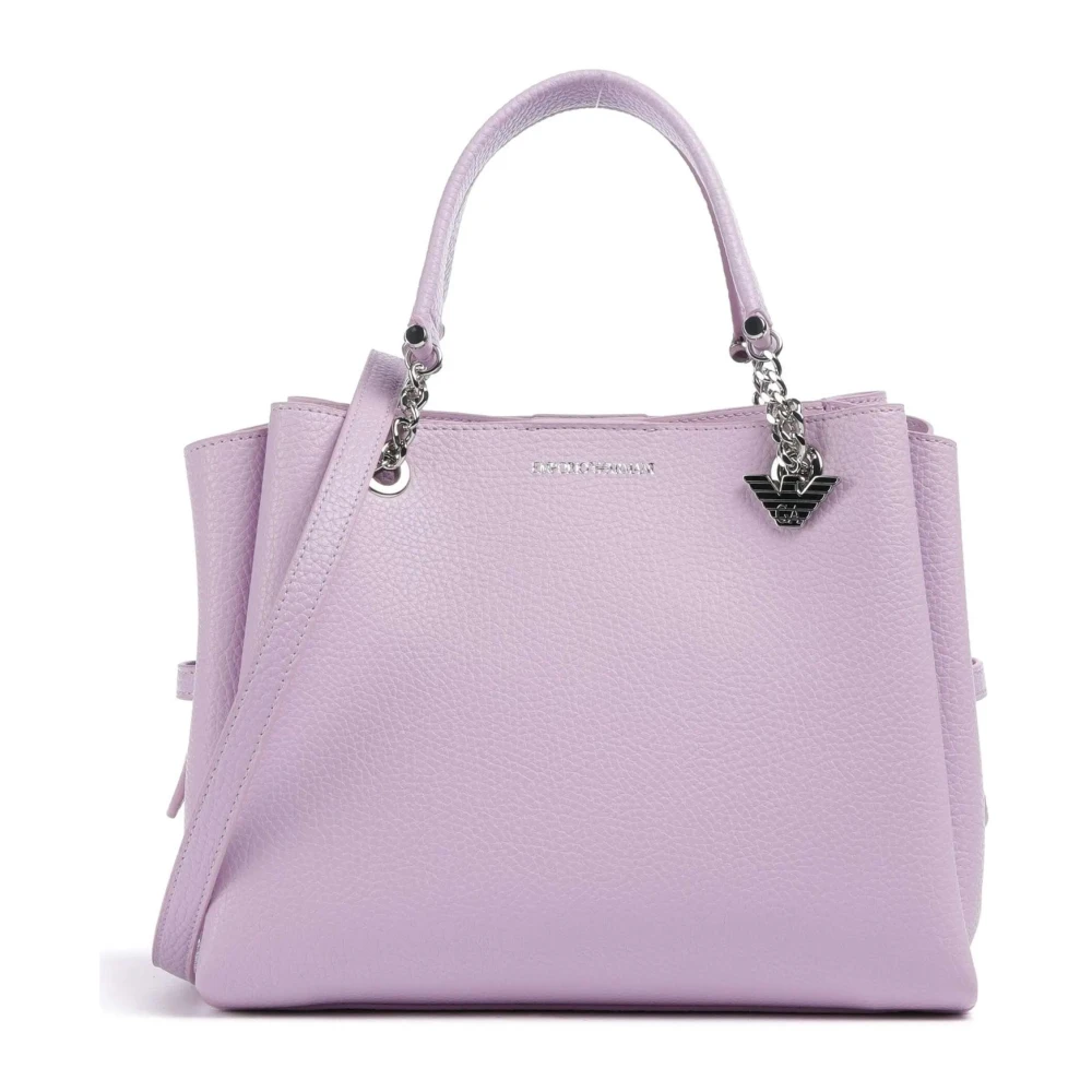 Emporio Armani Stijlvolle Schoudertas Purple Dames