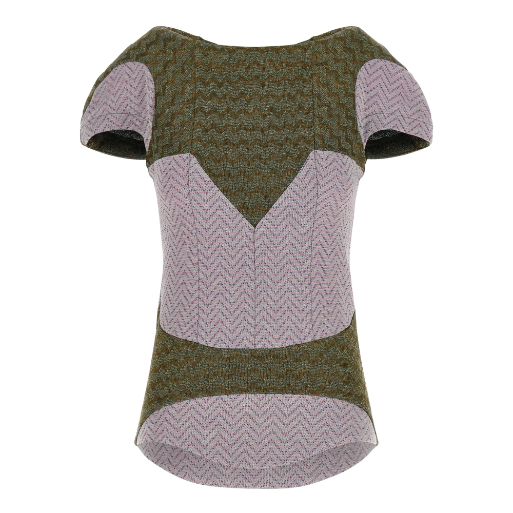 Kiko Kostadinov Women's Compass Tailored Pixel Jersey Top