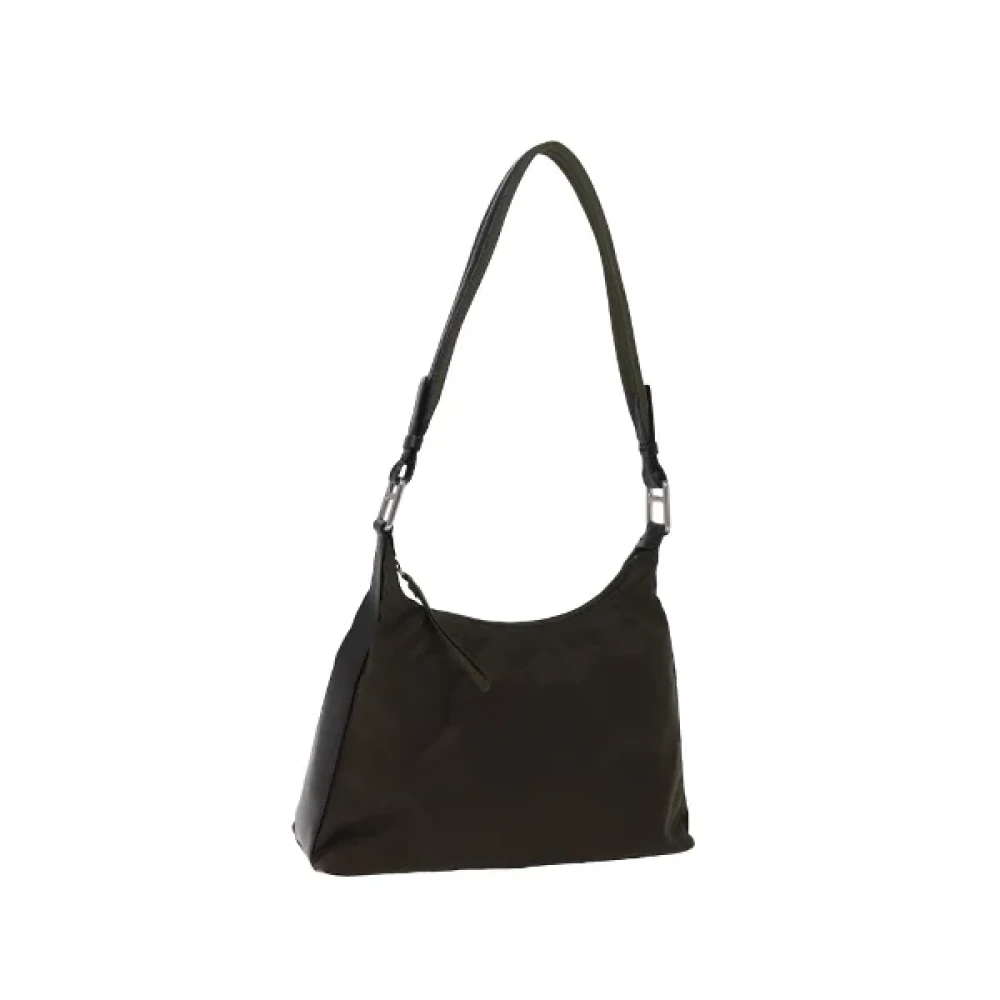 Prada Vintage Pre-owned Nylon prada-bags Brown Dames