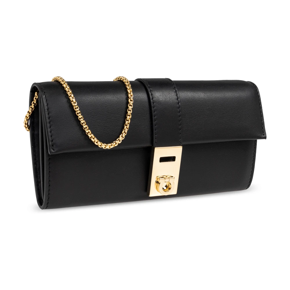 Salvatore Ferragamo Portemonnee aan een ketting Black Dames