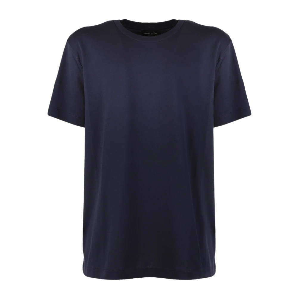 Roberto Collina T-Shirts Blue Heren