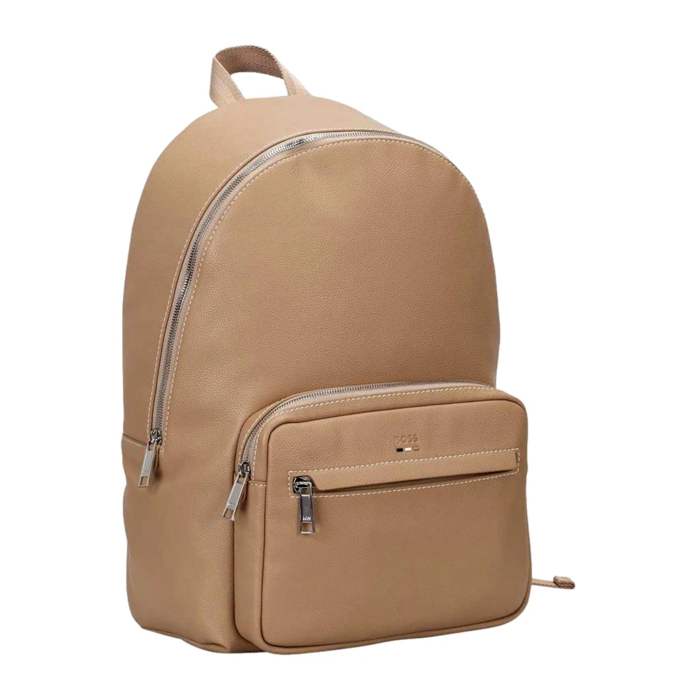 Hugo Boss Elegante Ray-rugzak in Beige Unisex
