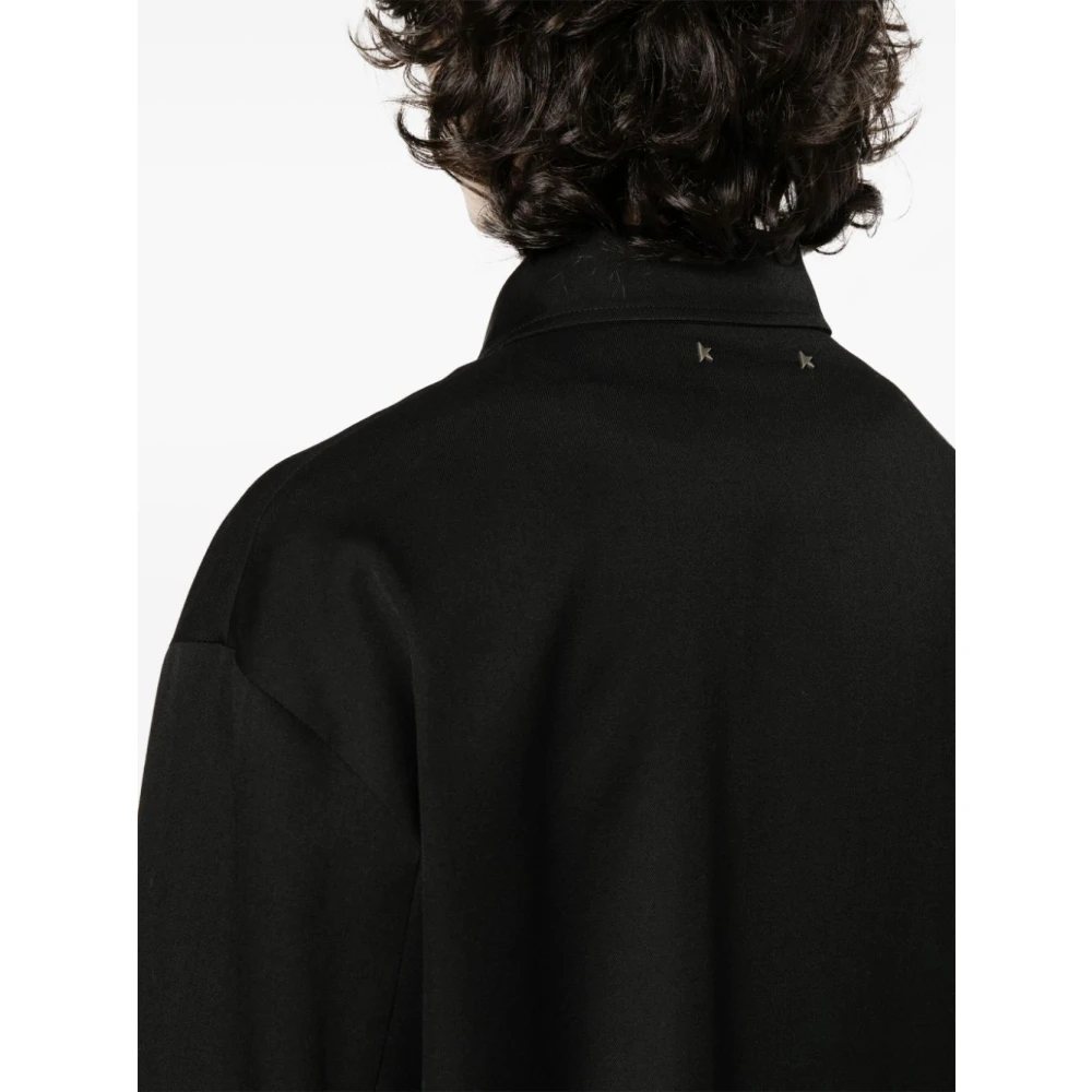 Golden Goose Zwarte Jassen voor een Stijlvolle Look Black Heren
